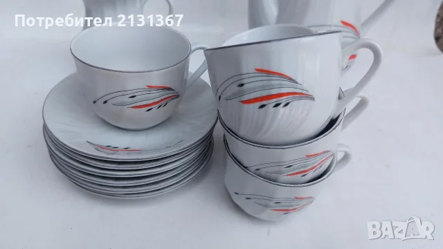 китка,изида,сервиз,български порцелан, снимка 7 - Сервизи - 55338808