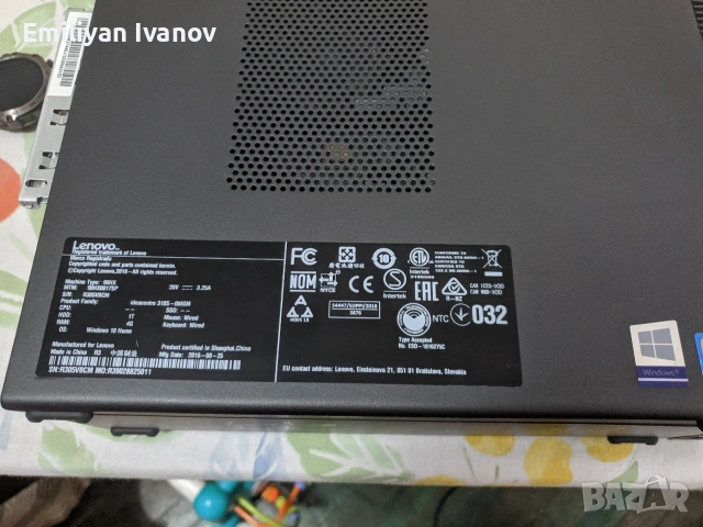 Настолен компютър Lenovo ideacentre 310s-08IGM, снимка 4 - За дома - 54624704