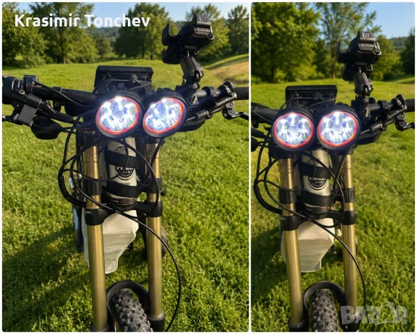 ⚡ Електрически Downhill Trek Session 10 – 3kW, 60V, LG клетки, до 60 км/ч, снимка 4 - Велосипеди - 54946374
