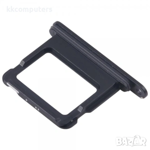 SIM Държач за iPhone 16 / 16 Plus / Черен Баркод : 484436