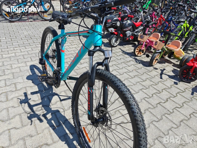 BG Алуминиев велосипед 27.5" EGBERT син, снимка 5 - Велосипеди - 54335033