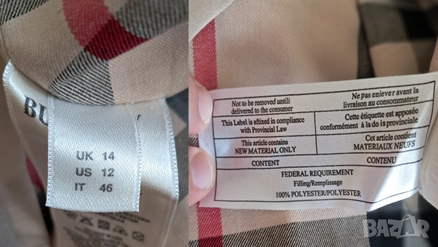 Дамски шлифер марка BURBERRY, снимка 8 - Шлифери - 54882850