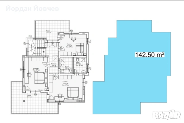 Продава къща в Белащица, снимка 5 - Къщи - 54303805