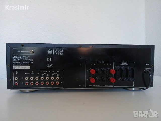 Yamaha AX-390 – Natural Sound стерео усилвател, снимка 6 - Ресийвъри, усилватели, смесителни пултове - 55243097