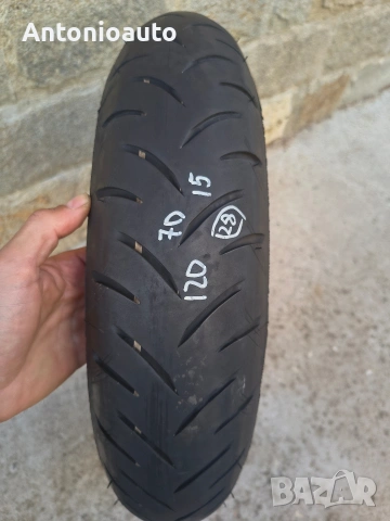 Гума Bridgestone Battlax SC2 120 70 15 56H гуми скутер, снимка 2 - Гуми и джанти - 55182161