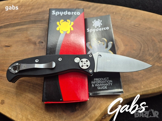 Автоматичен нож Spyderco Autonomy 2 C165GP2, снимка 4 - Ножове - 54750847