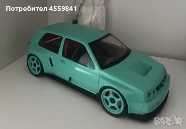 Рядък 1:18 VW Golf 3 V10 JP Performance С Оригинална Кутия и Документ За Автентичност, снимка 3 - Колекции - 55437479