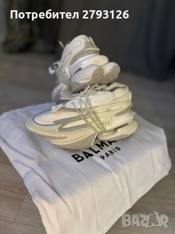 Обувки BALMAIN , снимка 4 - Маратонки - 54806877
