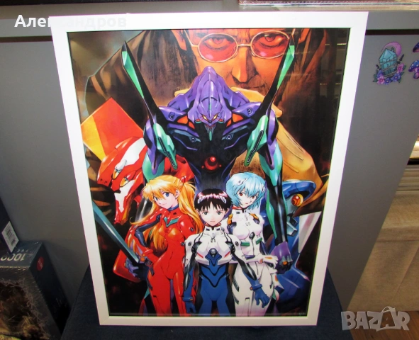 Аниме картина Neon Genesis Evangelion поодходяща за подарък anime manga , снимка 2 - Картини - 54427930