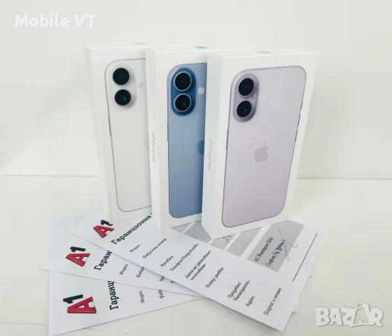 НОВ! iPhone 17 256GB White / Blue / Lavender / Black / Sage 2г.ГАРАНЦИЯ!, снимка 3 - Apple iPhone - 55492177
