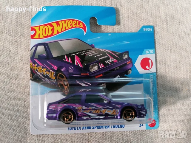 Toyota AE86 Sprinter True no Hot Wheels, снимка 4 - Колекции - 55466344