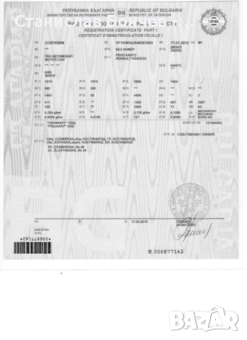 Продава Renault kangoo Diesel 1.5-DCI-2012-2500EUR, снимка 8 - Автомобили и джипове - 54398472