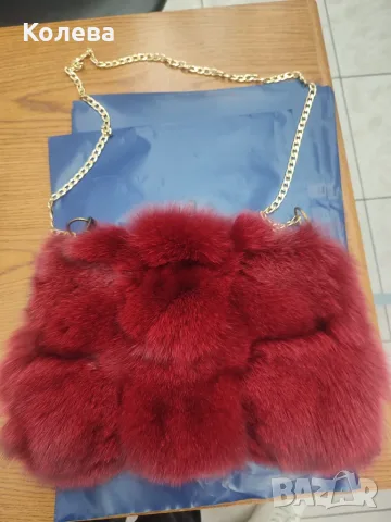 Две кожени чанти от лисица, с ципове, снимка 2 - Чанти - 55565904