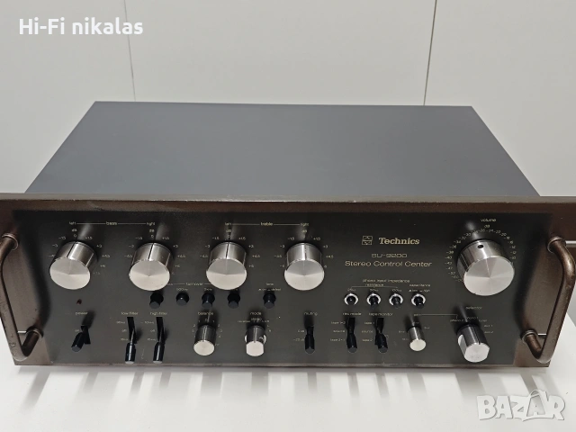 стерео контролен пред усилвател ретро Hi-Fi TECHNICS SU-9200, снимка 6 - Ресийвъри, усилватели, смесителни пултове - 54563031