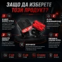 Комплект предни и задни светлини за колело LED фар фенер заден стоп лед за велосипед на батерии, снимка 5