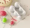 3D 3 размера балон балони балонче силиконов молд форма фондан шоколад смола гипс декор, снимка 6