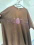 Кафява рисувана тениска, снимка 2
