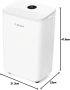 Влагоуловител/ Обезвлажнител Bosch Dry 2000, 12 литра на ден, до 24 кв.м, снимка 9