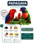 Нектар за папагали Лори "Emerald Bloom" с ъс спирулина,билки,пчелен прашец Lorikeet/Lori, снимка 3