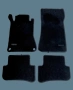 Оригинален комплект от четири черни мокетни стелки за автомобил Mercedes-Benz. , снимка 1