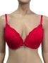 Hunkemöller червен дантелен сутиен - 80D, снимка 1