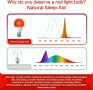 Хит продукт! LED крушка за осветление с 670nm червена светлина, Терапия за очите и за добър сън, снимка 7