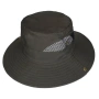 Мъжка bucket шапка каки с мрежа и копчета_1224690, снимка 1