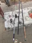 ​Продавам 3 готови за риболов комплекта (въдица + макара) за спининг, плувка и болонезе., снимка 1