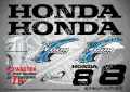 HONDA 2002-2007 извънбордови двигател стикери надписи 2 4 5 9.9 10 15 20 hp, снимка 6