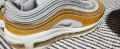 NIKE Air Max 97 silver gold , номер 39, снимка 2