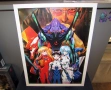 Аниме картина Neon Genesis Evangelion поодходяща за подарък anime manga , снимка 2