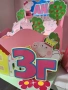 Картонена торта Пепа Пиг, снимка 3