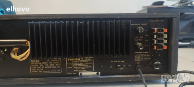 Ресивър Fiseher RS-1020, снимка 9 - Ресийвъри, усилватели, смесителни пултове - 55113596