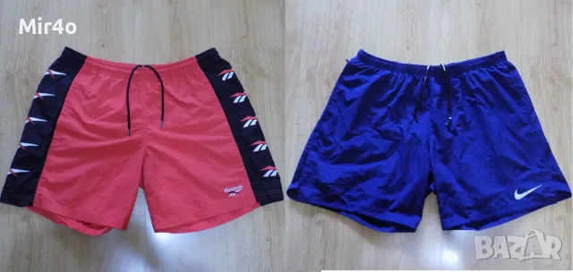 Къси панталони reebok vintage retro/nike шорти бански гащета екип спортни оригинални мъжки L//XL, снимка 2 - Спортни дрехи, екипи - 51415686