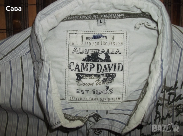 Ризи CAMP DAVID  мъжки,Л и 3ХЛ, снимка 2 - Ризи - 54839573