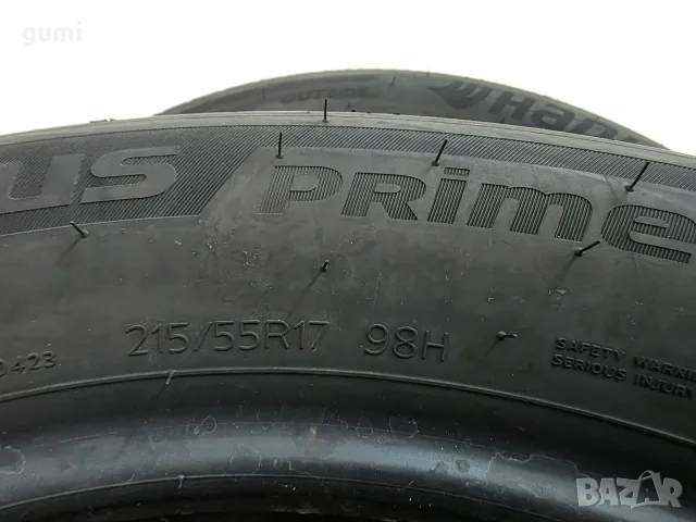 2бр летни гуми 215/55/17 HANKOOK L06456 , снимка 5 - Гуми и джанти - 55633706