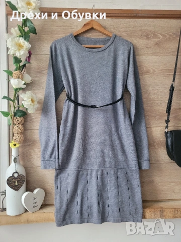 Сива туника кашмир 