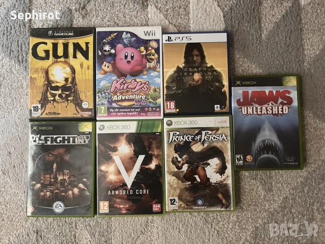 Игри (Wii, Gamecube, Xbox360, PS5 )