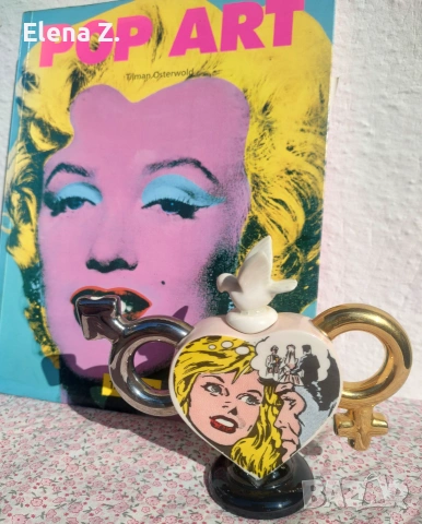 Рядък чайник Valentine Heart, Pop Art на Paul Cardew, снимка 5 - Декорация за дома - 55247657