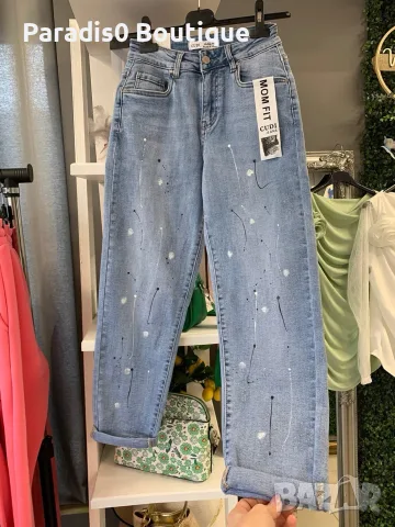 Дамски дънки mom fit от 25 до 29 номер