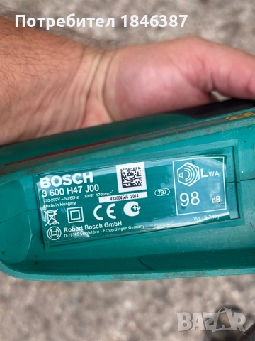 Електрически храсторез Bosch, снимка 7 - Градинска техника - 54988657