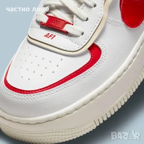 Най-ЯКИТЕ Nike Сникърси AF1 Shadow CI0919 108, снимка 4 - Маратонки - 55678507