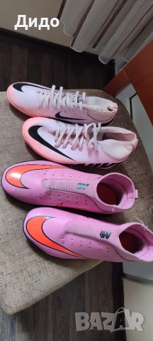Nike Mercurial Superfly 9 Club FG/MG Junior  Размер 35,5 см и Nike Mercurial Superfly 10 размер 38,5, снимка 2 - Футбол - 53949136