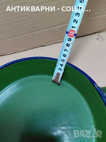 Соц Стар Емалиран Тиган. НОМЕР 342., снимка 16 - Антикварни и старинни предмети - 54101790