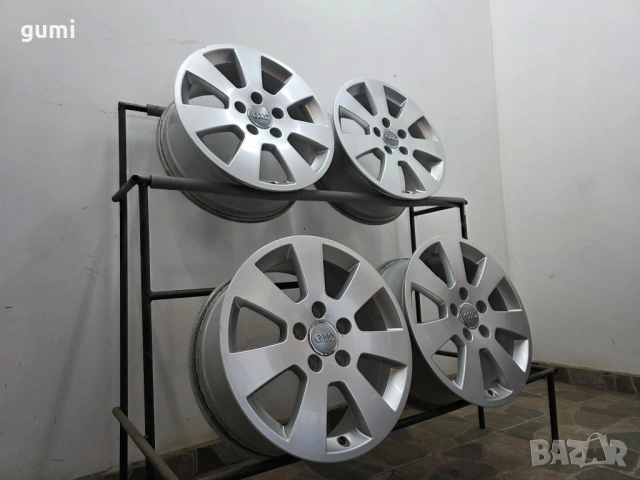 4бр 16ски джанти за AUDI 5х112мм A161462 , снимка 6 - Гуми и джанти - 54940159