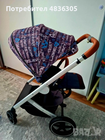 Бебешка количка Cybex Balios S FE VALUES FOR LIFE Trust blue, снимка 4 - Детски колички - 54654328