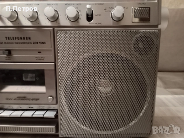 TELEFUNKEN CR-100 радиокасетофон , снимка 6 - Радиокасетофони, транзистори - 55138804