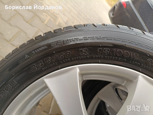 Продавам алуминиеви джанти с летни гуми Michelin от BMW X3 f25, снимка 4 - Гуми и джанти - 52034641