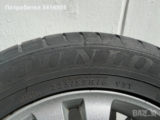 Джанти 16 5х112 + Гуми Dunlop SP Sport, снимка 12 - Гуми и джанти - 54574244