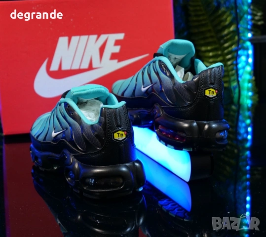 👟Nike Air Max TN Цвят Черно и Тюркоаз, снимка 2 - Маратонки - 54751397